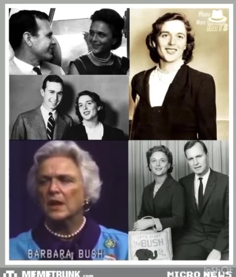 FORMER FIRST LADY BARBARA BUSH WAS A BIOLOGICAL MALE🧔‍♀️🏛️🐚💫
