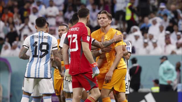 Luuk De Jong vs Emiliano Martínez FIGHT Paredes Foul Nathan Aké Netherlands FIGHT vs Argentina