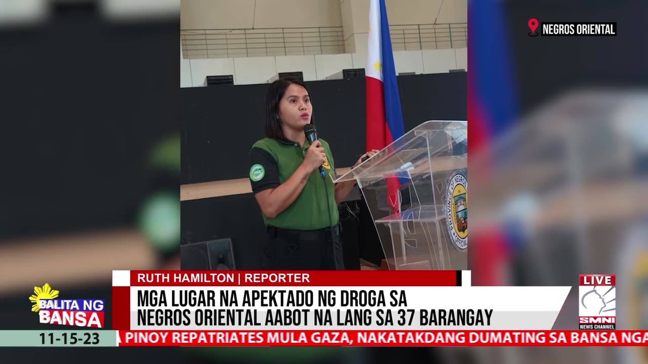 Mga lugar na apektado ng d r o g a sa Negros Oriental, aabot na lang sa 37 barangay