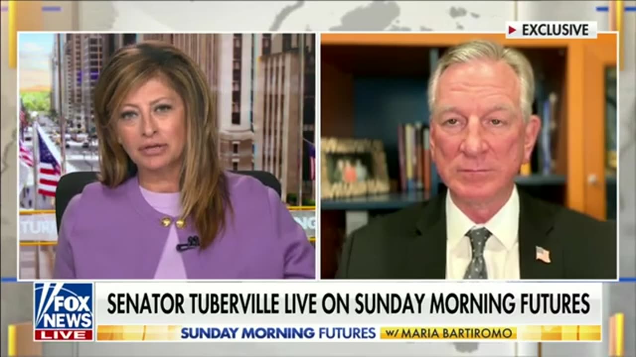 Senator Tuberville Joins Sunday Morning Futures with Maria Bartiromo