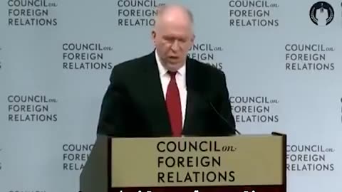 Speaking at the Council on Foreign Relations