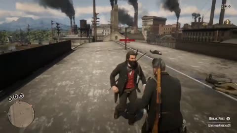 Red Dead- Rooftop Fighting