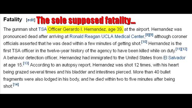 Chilling Documents; LAX-TSA HOAX Confirmed