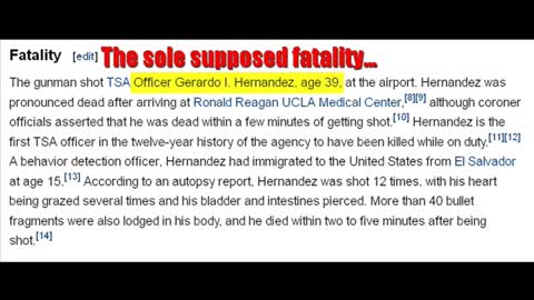 Chilling Documents; LAX-TSA HOAX Confirmed