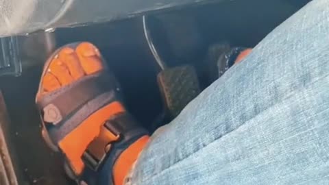 Steps before the car starts, car driver