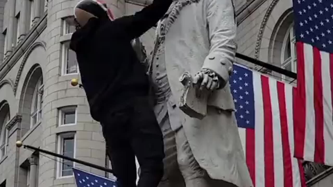 Historic monuments in Washington DC were vandalized and desecrated by pro-Palestine protestors