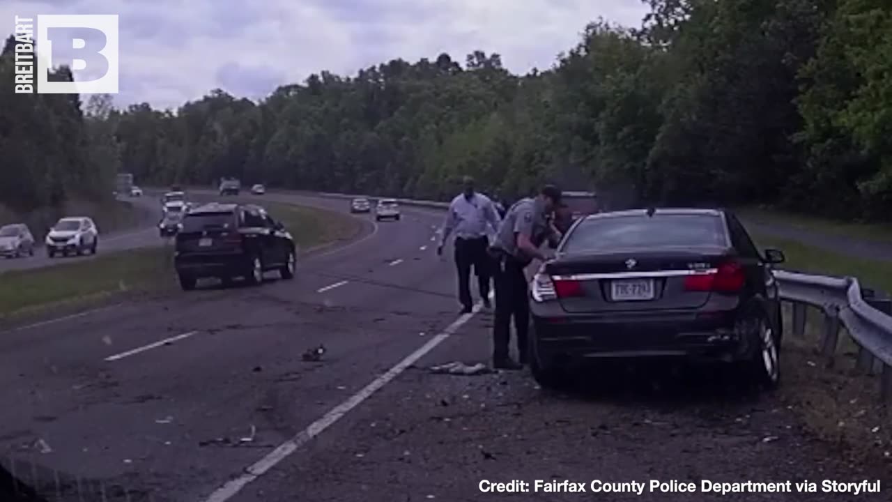 HARROWING TEENS Driving BMW Almost KILL VA Cop Conducting Routine Traffic Stop