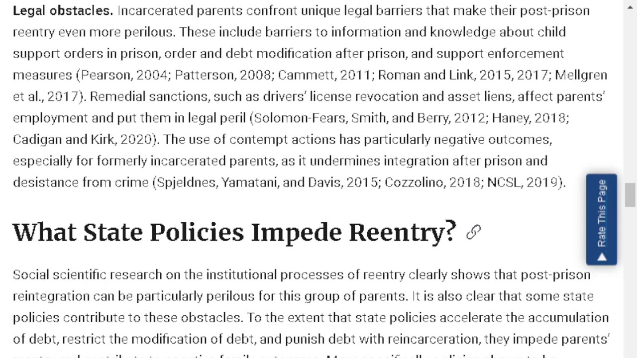 Government Admits Child Support Causes Crime!!!!