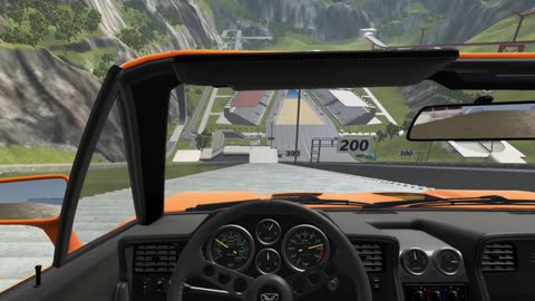 Car and Stairs Jump Down #82 😎 Beamng Drive Game 🚘🏁🛻 Car Crashes CLIP