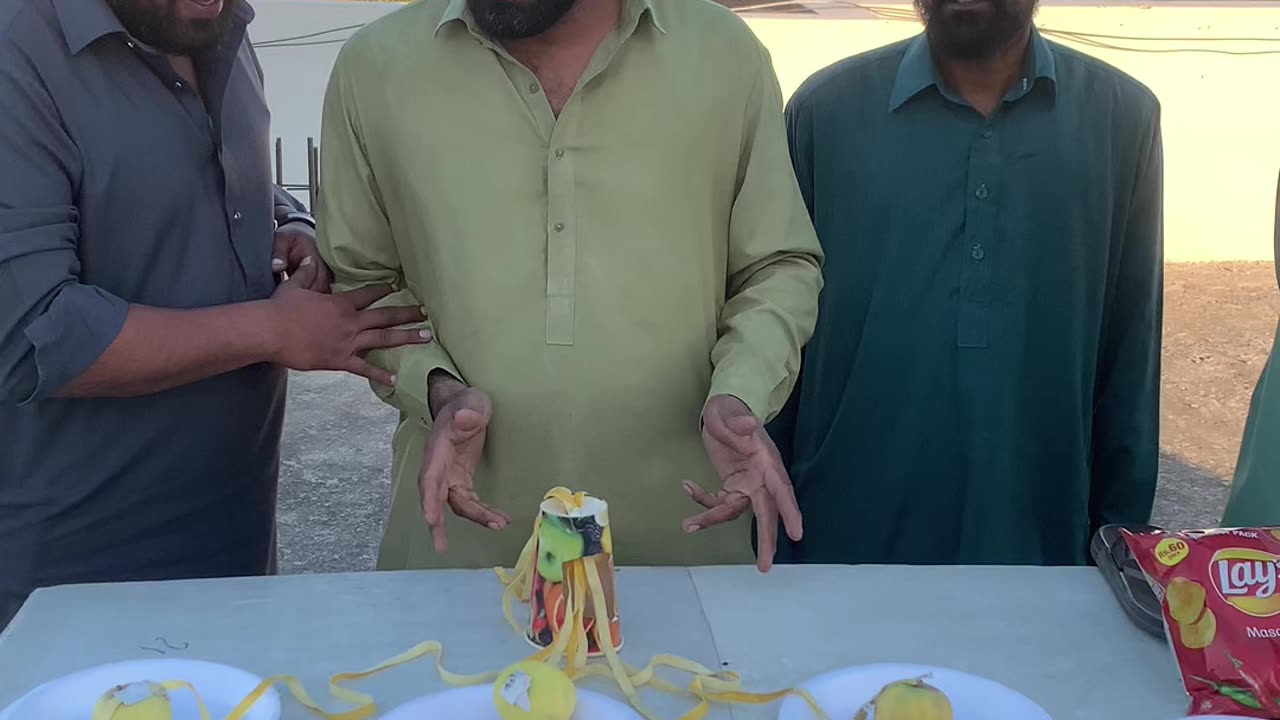 Pulling rope get gift or punishment