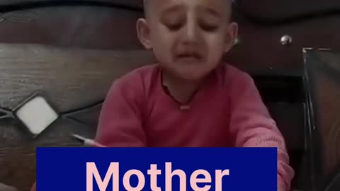 Magic study methods apply by mother for our cute baby