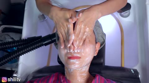 ASMR relaxing hair spa