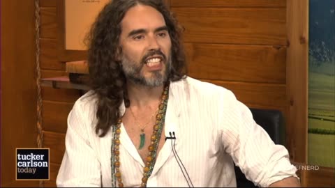 Russell Brand's Hilarious Rant On The State Of The News Today Has Tucker Laughing Uncontrollably
