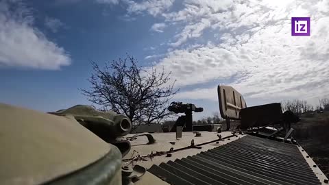 9K114 "Shturm-S" ATGM vehicle operating in Ukraine