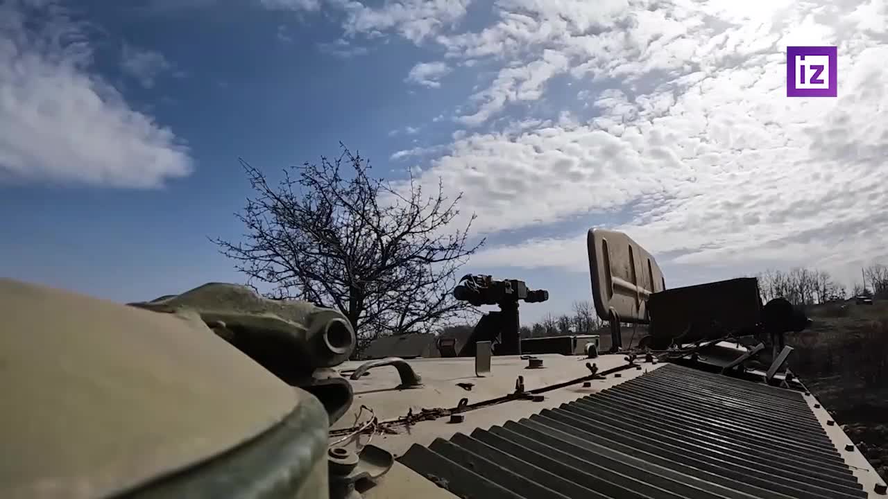 9K114 "Shturm-S" ATGM vehicle operating in Ukraine
