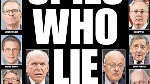 Disgraceful Spies Co-signed for Hunter Biden