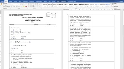 CEPRE PUCP SEMANA 04 Números y Operaciones Sesión 02