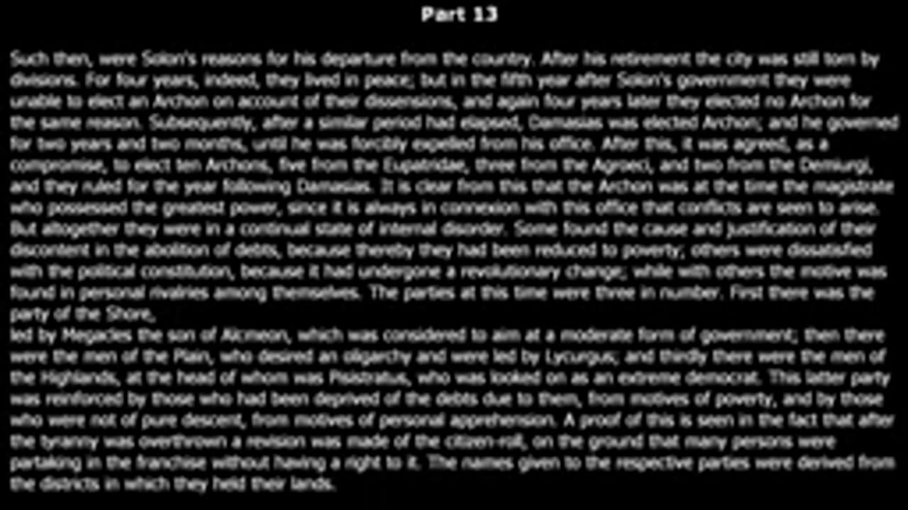 The Athenian Constitution - Aristotle Audiobook