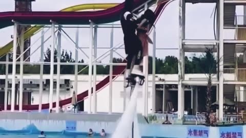 Flyboard ride is so fun 🤪😚✌️