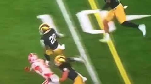 Notre Dame pick 6 vs Clemson