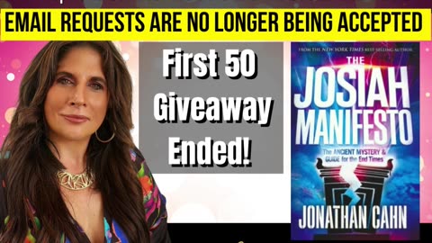 Josiah Manifesto Giveaway ENDED!