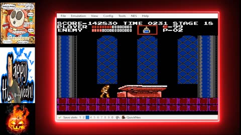 BryGuy live drac final battle practice Castlevania NES