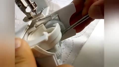 Tip for when the mini machine is not casting the bobbin thread