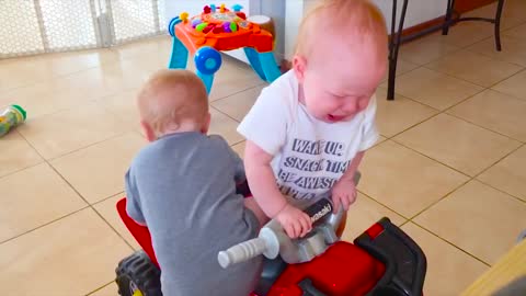 Battle of the Twins ?? | Baby Cute Funny Moments