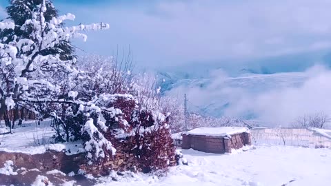 Village life in winter at Chitral valley #villagelife