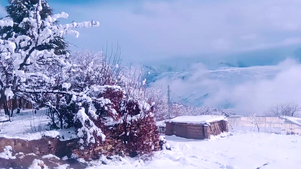 Village life in winter at Chitral valley #villagelife
