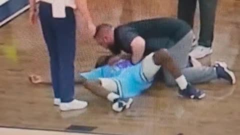 Another young healthy athlete falls suddenly while holding his chest