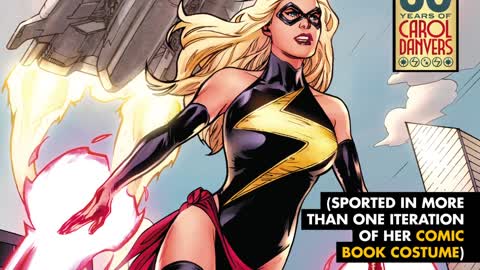Captain Marvel's Looks Comics vs. MCU