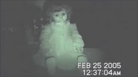 Ghosts playing with toy caught on camera and people with creepy doll