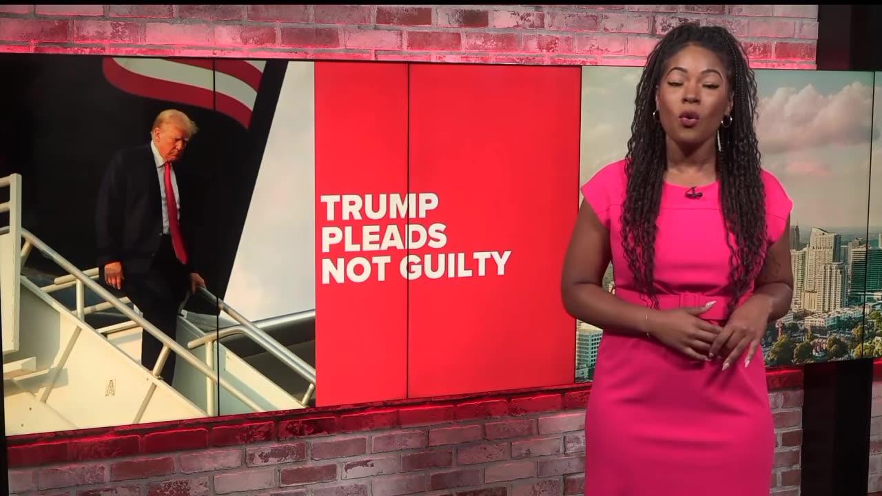 Trump pleads not guilty to charges in Fulton country