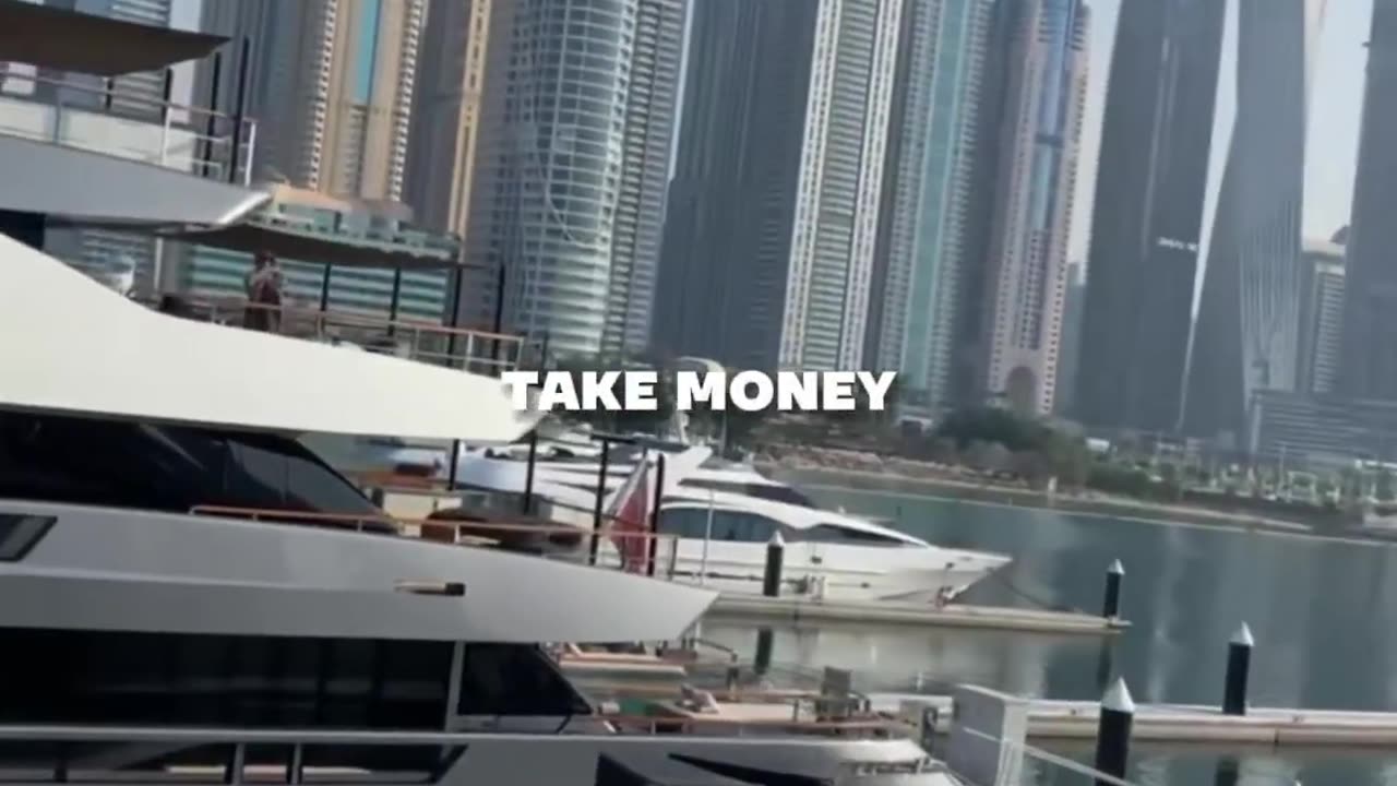 You can't take money