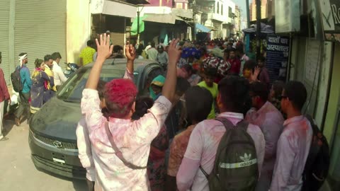 Holi in Vrindavan & Mathura With Krishan ji