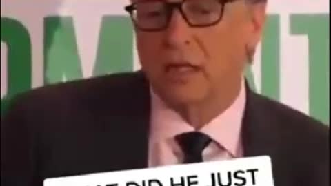 WHAT DID BILL GATES JUST SAY??????