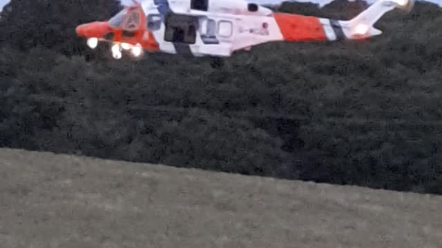 Coast Guard Rescue Helecopter Training