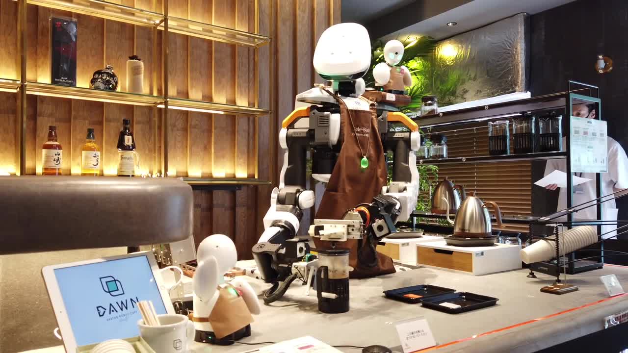 Robot avatars bring homebound workers, cafe patrons together