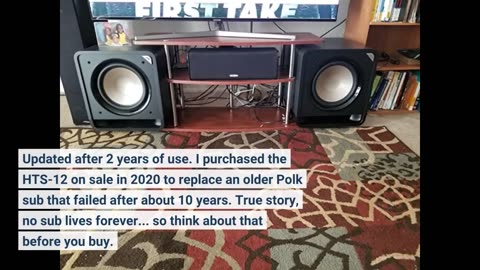 Polk Monitor XT12 Powered Sub - 12" Dynamic-Overview