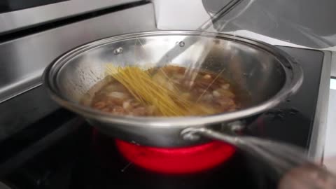 Chicken fried with vermicelli Easy Quick Tasty