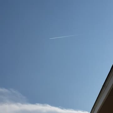 More trails in the montana sky