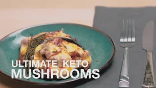 Keto Cheese and Bacon Stuffed Mushrooms