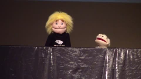 CHRISTIAN PUPPET SHOW JOKES - 10 Years Ago! MY FIRST PUPPET SHOW!!! (HDV 0263)