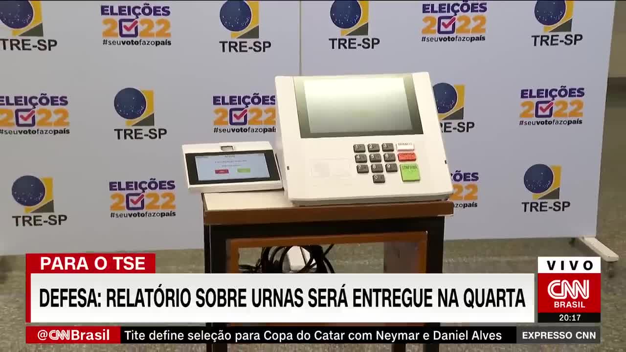 Defesa diz que relatório das Forças Armadas sobre urnas será entregue ao TSE no dia 9 | EXPRESSO CNN