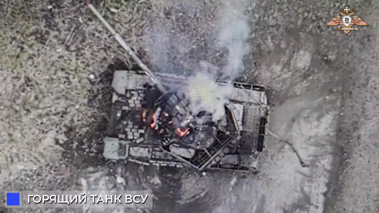 Defeat of an AFU Tank Near Krasnogorovka