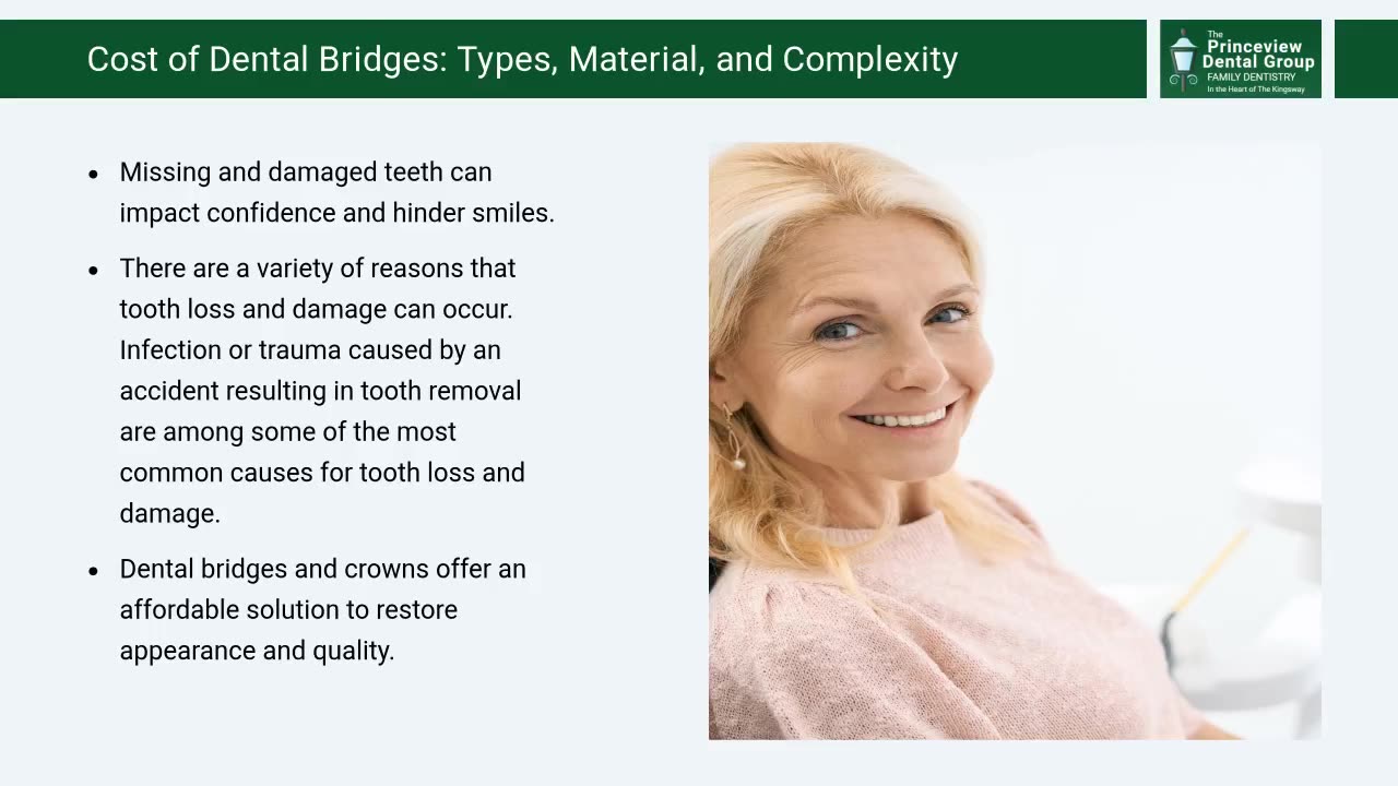 Cost of Dental Bridges: Types, Material, and Complexity