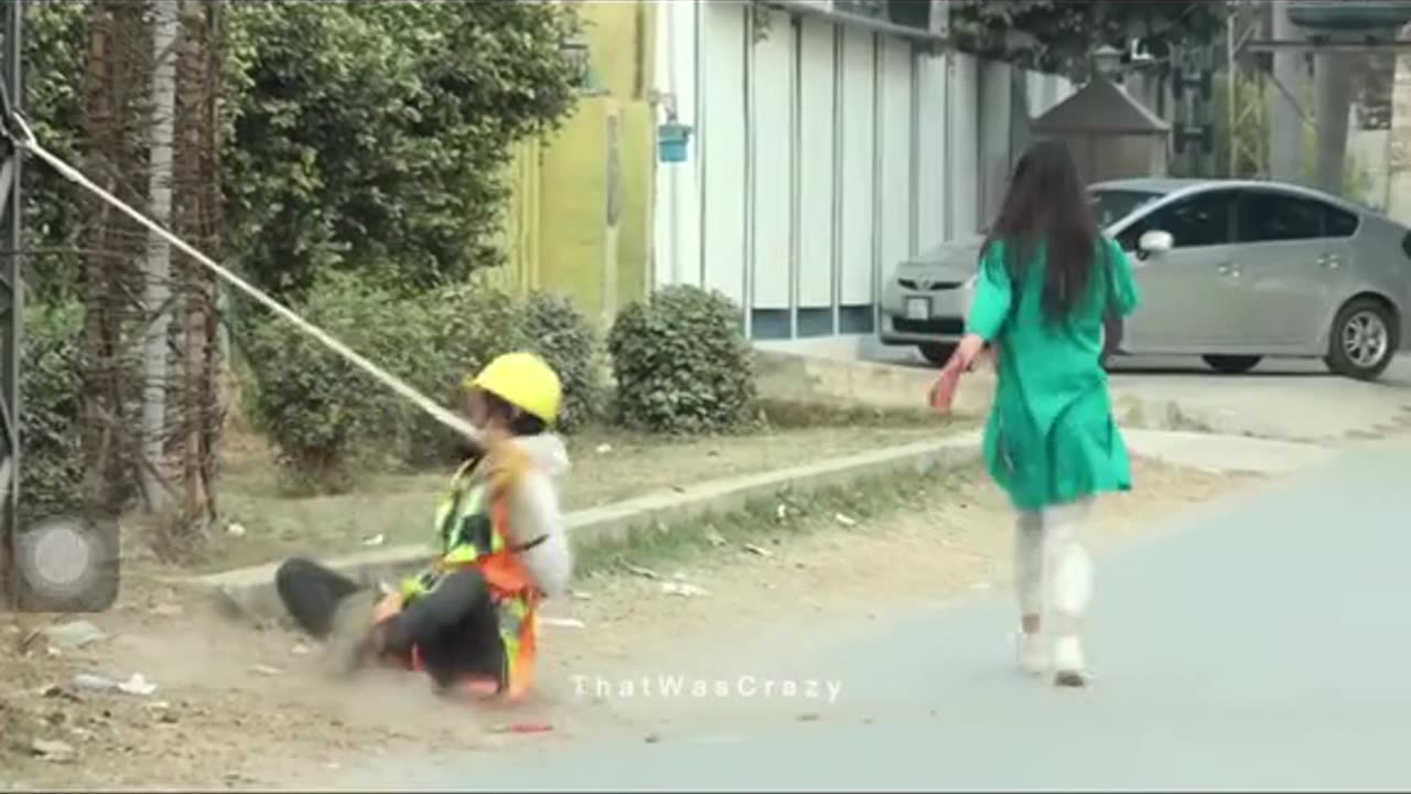 Prank with girl