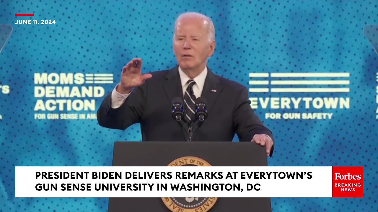 JUST IN: Biden Interrupted By Pro-Palestinian Protester During Remarks On Gun Violence