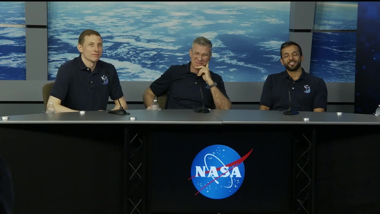 Expedition 69 NASA’s SpaceX Crew-6 Talks with Media Following Mission -Sept. 12, 2023